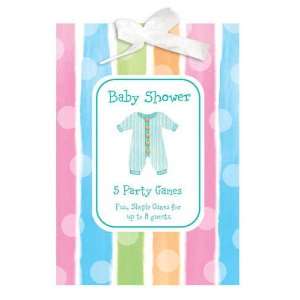  Baby Clothes Game Book W/Ribbon (12pks Case)