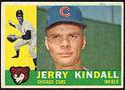 1960 Topps #444 Jerry Kindall Chicago Cubs VGEX CS300