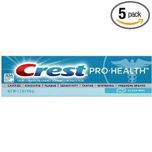  Crest Pro Health Toothpaste   Clean Mint 4.2 Oz (Pack of 5 