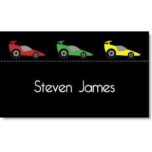  Little Race Cars Calling Cards