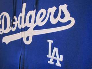 Mens Genuine Merchandise Official MLB Los Angeles Dodgers Zip Hoodie 