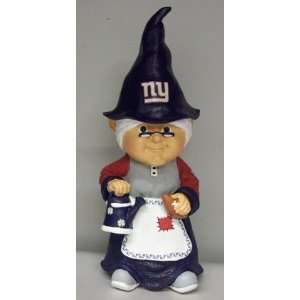  New York Giants 11 Inch Female Garden Gnome Sports 