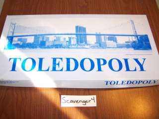 Toledopoly Board Game Ohio OH Monopoly Variant Toledo  