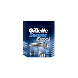  Gillette SensorExcel Cartridges (Pack of 15) Health 