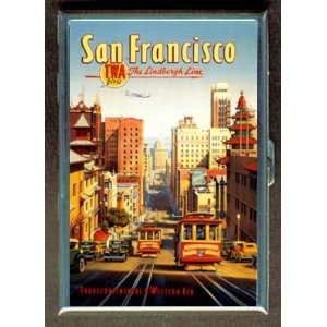 KL SAN FRANCISCO RETRO TROLLEY ID CREDIT CARD WALLET CIGARETTE CASE 