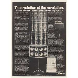  1978 Bose 901 Series IV Direct/Reflecting Speaker Print Ad 