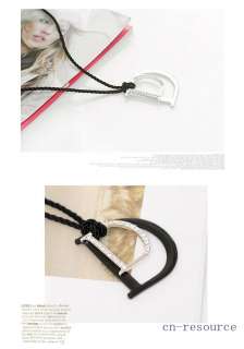 Korean Style fashion double D long Simple Necklace  