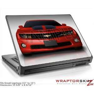  Small Laptop Skin 2010 Chevy Camaro Victory Red Black 