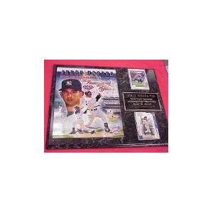 Yankees Jorge Posada 2 Card Collector Plaque FIRST HOMERUN New Yankee 