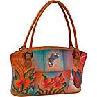 ANNA by Anuschka ANNA by Anuschka Wide Tote   Floral Butterfly After 