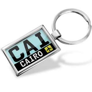  Keychain Airport code CAI / Cairo country Egypt   Hand 