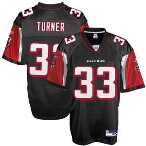  Atlanta Falcons #33 Michael Turner Black Replica Football Jersey 