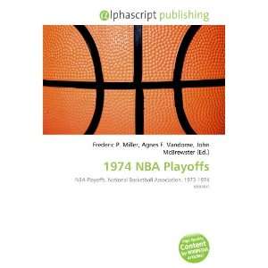  1974 NBA Playoffs (9786134010627) Books