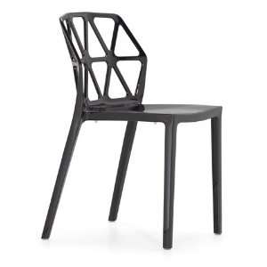  Set of 4 Zuo Juju Black Outdoor Dining Chairs