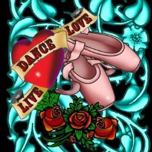  Dancer Tattoo Sticker Arts, Crafts & Sewing