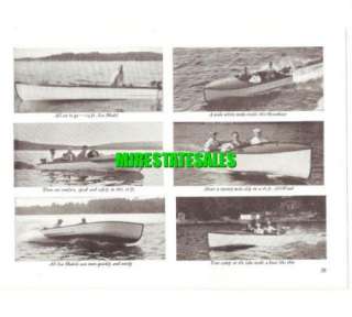 1933 Old Town Wood Canoe Sailboat Boat Catalog CD  