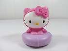   Kitty Pink Raft Float Water Pull Back Cake Topper Figure PVC Party Toy