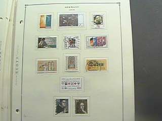 GERMANY COLLECTION ON SCOTT INTERNATIONAL PAGES 84  