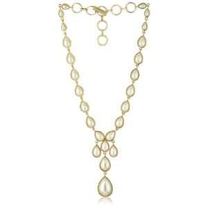 Amrita Singh Pearls of Wisdom Teardrops with Faux Pearl Necklace
