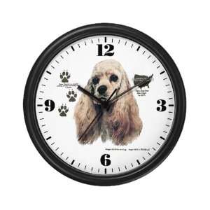  Wall Clock Cocker Spaniel from United States Everything 