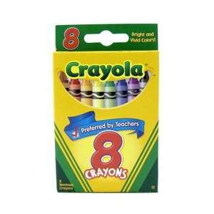  Crayola Crayons 8 Color Peggable