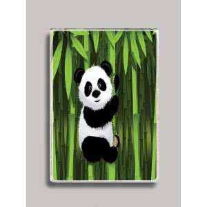 Panda Bamboo Refrigerator Magnet