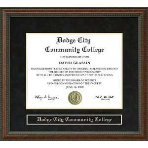 Dodge City Community College (DCCC) Diploma Frame  Sports 