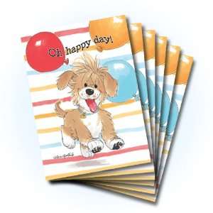  Suzys Zoo Happy Birthday Greeting Card 6 pack 10223 