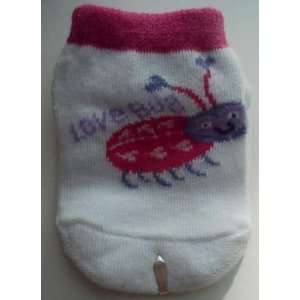 Love Bug Baby Socks Booties   1 Pair