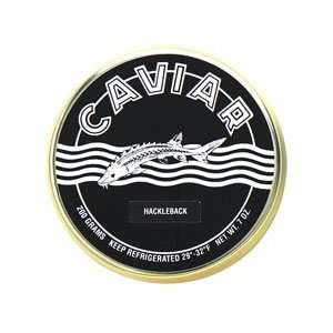 Hackleback Caviar (Tin with Rubber Band) 7 oz.  Grocery 