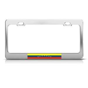 Venezuela Flag Venezuelan Country Metal license plate frame Tag Holder