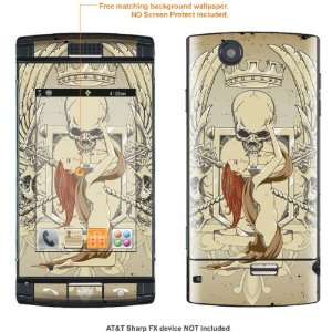   Decal Skin Sticker for AT&T ATT Sharp FX case cover FX 11 Electronics