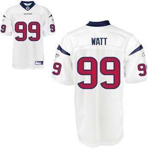  Reebok J.J Watt Houston Texans White Authentic Jersey Size 