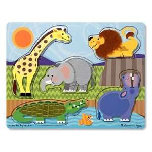  Zoo Animals Touch and Feel Puzzle   (Child) Baby