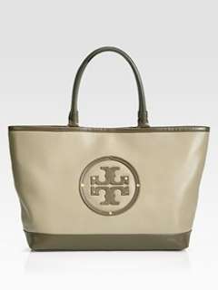 Tory Burch   Logo Accented Leather Shopper