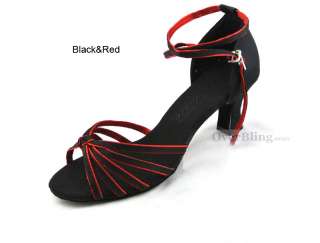 X31030 Black Womens Ballroom Latin Salsa Dance Dancing Shoes  