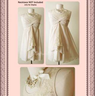 NWT TCEC Light Beige OR Black Floral Lace Yoke Classic Drape Elegant 