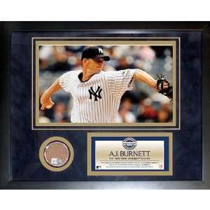   Yankees Mini Dirt Collage   Game Used MLB Collages