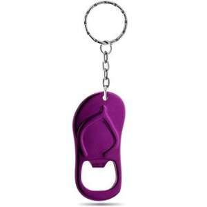   Color Flip Flop Keychain Bottle Opener 