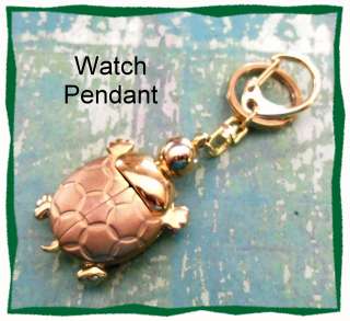 AXIS Lady Bug Gold Tone Pendant Watch  