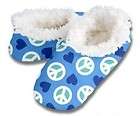SNOOZIES BLUE PEACE SIGNS SIZE XL NEW WITH TAGS