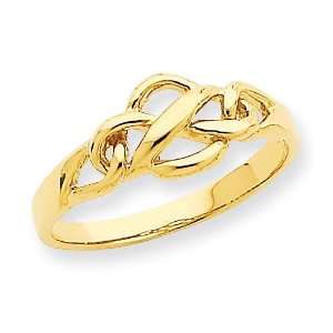 Free Form Knot Ring in 14k Yellow Gold