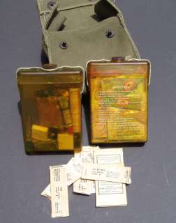 ORIGINAL WW2 E&E Escape & Evasion Survival Kit Medical, Food. Hershey 