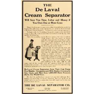   Separator Labor Cows Milk Dairy   Original Print Ad