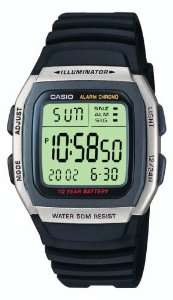  Casio W 96H 1AVES Mens Digital Black Watch Watches