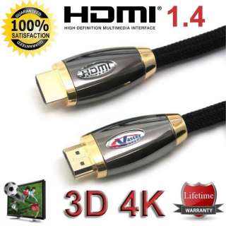 10FT HDMI 1.4 cable 2160P for Magnavox 3D LED HDTV  