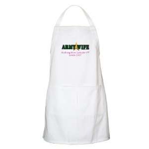 Military Backer Army Wife   Late for PT 2007 Apron 