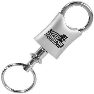  Duquesne Dukes Brushed Metal Valet Keychain Sports 