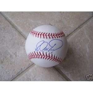 Luis Castillo Autographed Baseball   New York Mets Official Ml 