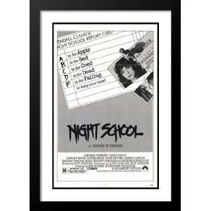  Night School 20x26 Framed and Double Matted Movie Poster 